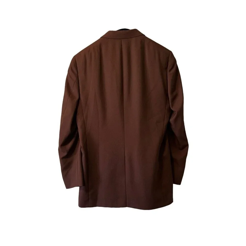42L Jack Nicklaus Tournament Series Burgundy Gold Button Blazer‎ Made in USA